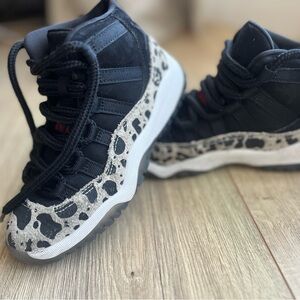 Jordan 11  Animal print Kids Sneakers size 12C, preowned